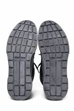 画像をギャラリービューアに読み込む, BORIS BIDJAN SABERI COW LEATHER MID CUT SNEAKER / OBJECT DYED & HAND TREATED "BAMBA1.1" (BLACK)