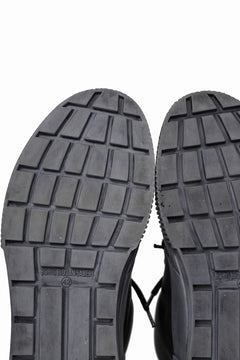 画像をギャラリービューアに読み込む, BORIS BIDJAN SABERI COW LEATHER MID CUT SNEAKER / OBJECT DYED & HAND TREATED "BAMBA1.1" (BLACK)