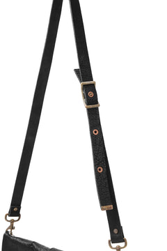 画像をギャラリービューアに読み込む, ierib exclusive Folded Clutch Bag with Shoulder Strap / FVT Oiled Horse (BLACK)