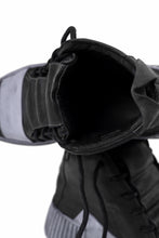 画像をギャラリービューアに読み込む, BORIS BIDJAN SABERI COW LEATHER MID CUT SNEAKER / OBJECT DYED & HAND TREATED "BAMBA1.1" (BLACK)