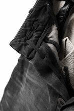 画像をギャラリービューアに読み込む, BORIS BIDJAN SABERI DROP CROTCH SLIM PANTS / STONE WASHED & USED EFFECT & BODY MOLDED "P23-F1603K" (BLACK DENIM)