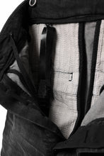 画像をギャラリービューアに読み込む, BORIS BIDJAN SABERI DROP CROTCH SLIM PANTS / STONE WASHED &amp; USED EFFECT &amp; BODY MOLDED &quot;P23-F1603K&quot; (BLACK DENIM)