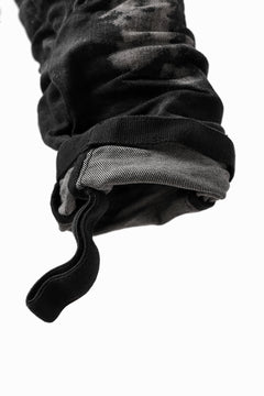 画像をギャラリービューアに読み込む, BORIS BIDJAN SABERI DROP CROTCH SLIM PANTS / STONE WASHED & USED EFFECT & BODY MOLDED "P23-F1603K" (BLACK DENIM)