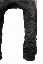 画像をギャラリービューアに読み込む, BORIS BIDJAN SABERI DROP CROTCH PANTS / STONE WASHED & USED EFFECT & BODY MOLDED "P24-F1603K" (BLACK DENIM)
