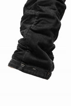 画像をギャラリービューアに読み込む, BORIS BIDJAN SABERI DROP CROTCH PANTS / STONE WASHED & USED EFFECT & BODY MOLDED "P24-F1603K" (BLACK DENIM)