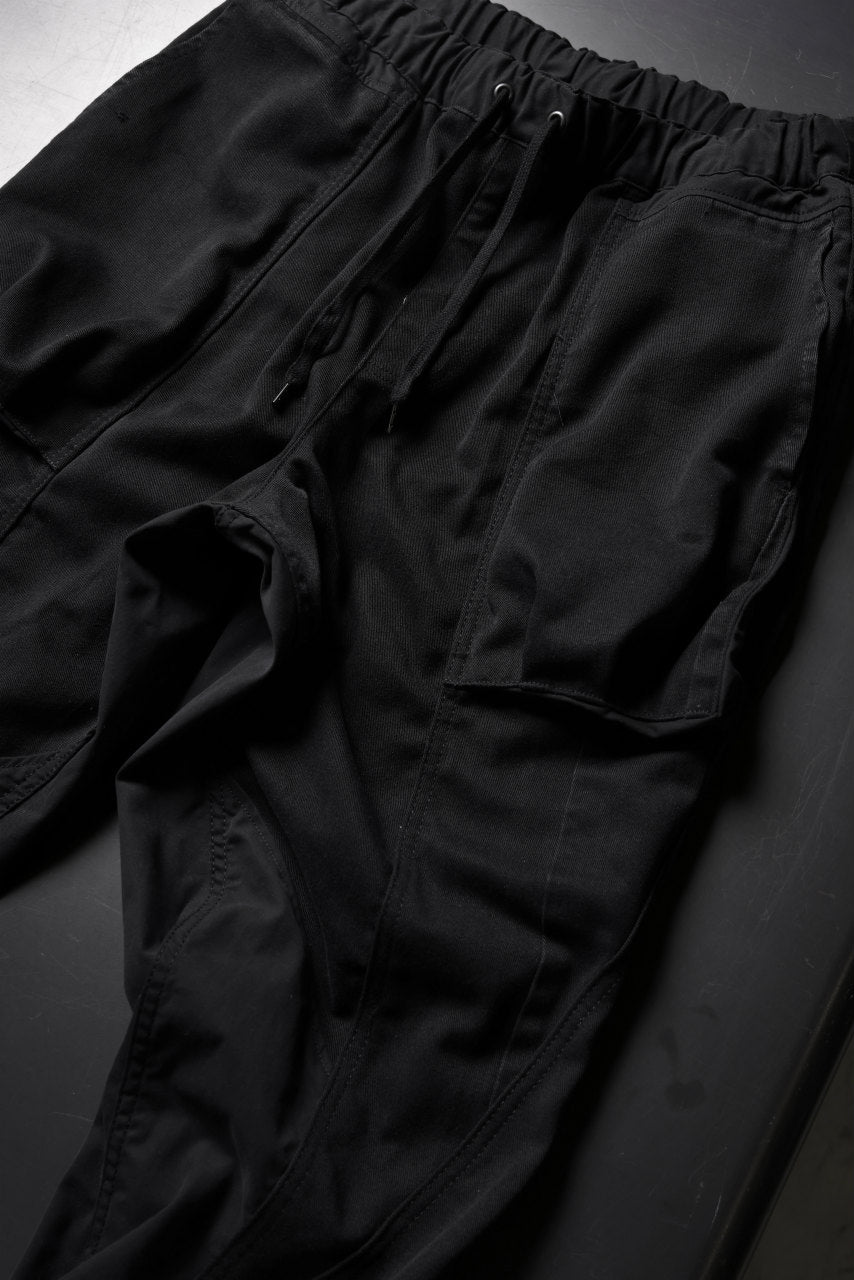画像をギャラリービューアに読み込む, CHANGES VINTAGE REMAKE CUFF EASY TROUSERS / Dickies FABRIC (MULTI BLACK #A)