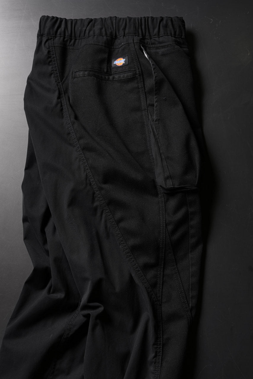 画像をギャラリービューアに読み込む, CHANGES VINTAGE REMAKE CUFF EASY TROUSERS / Dickies FABRIC (MULTI BLACK #A)