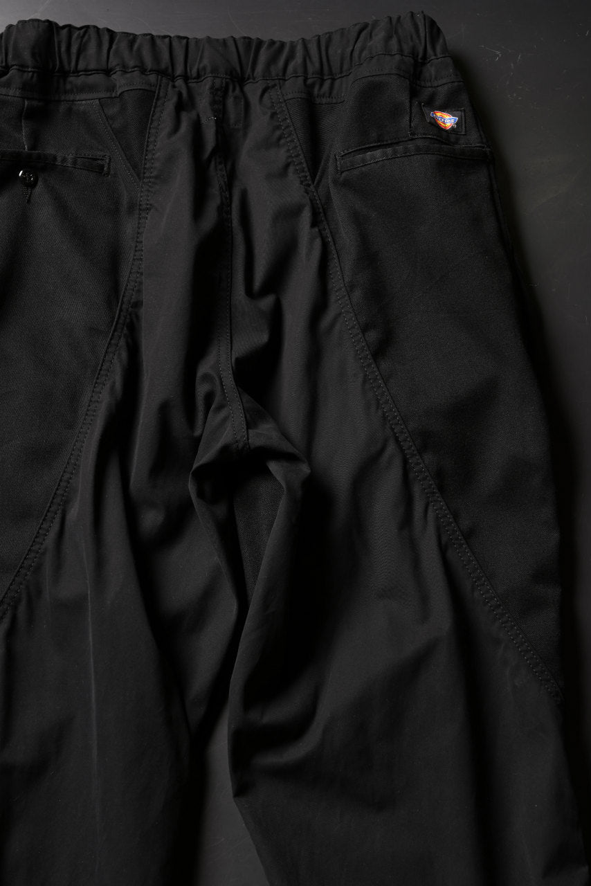 画像をギャラリービューアに読み込む, CHANGES VINTAGE REMAKE CUFF EASY TROUSERS / Dickies FABRIC (MULTI BLACK #A)