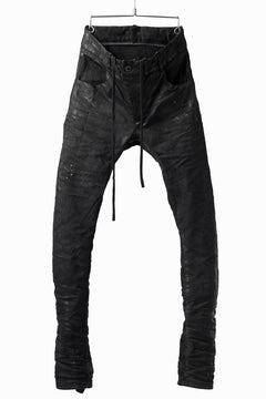 画像をギャラリービューアに読み込む, BORIS BIDJAN SABERI TIGHT FIT PANTS / VINYL COATED & NICKEL PRESSED & BODY MOLDED "P13.TF-F1504K" (BLACK)