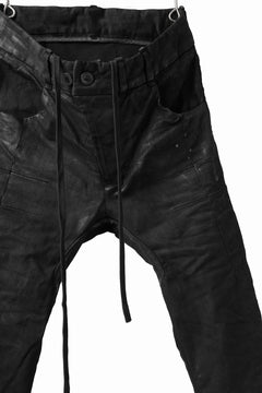 画像をギャラリービューアに読み込む, BORIS BIDJAN SABERI TIGHT FIT PANTS / VINYL COATED & NICKEL PRESSED & BODY MOLDED "P13.TF-F1504K" (BLACK)