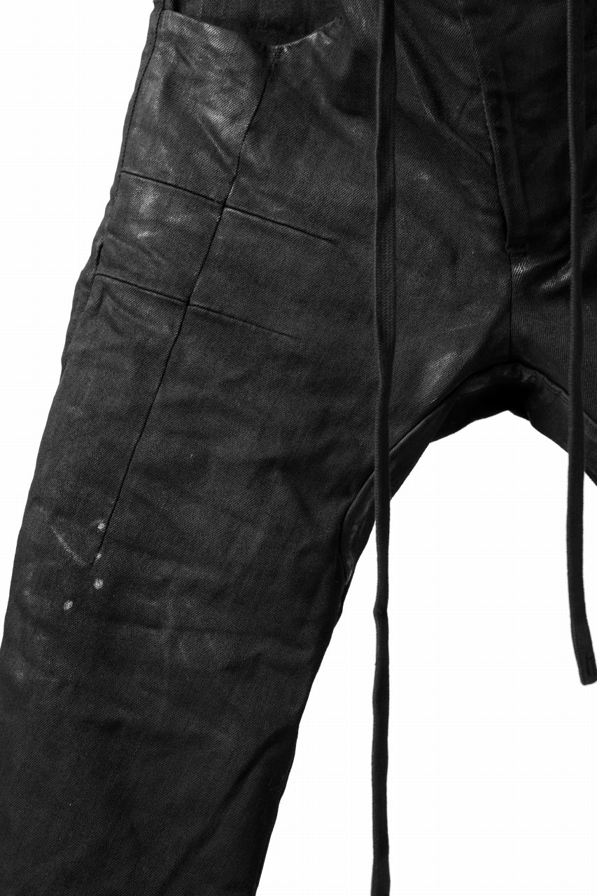 画像をギャラリービューアに読み込む, BORIS BIDJAN SABERI TIGHT FIT PANTS / VINYL COATED & NICKEL PRESSED & BODY MOLDED "P13.TF-F1504K" (BLACK)