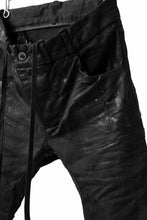 画像をギャラリービューアに読み込む, BORIS BIDJAN SABERI TIGHT FIT PANTS / VINYL COATED & NICKEL PRESSED & BODY MOLDED "P13.TF-F1504K" (BLACK)