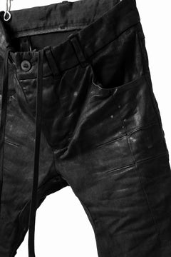 画像をギャラリービューアに読み込む, BORIS BIDJAN SABERI TIGHT FIT PANTS / VINYL COATED & NICKEL PRESSED & BODY MOLDED "P13.TF-F1504K" (BLACK)