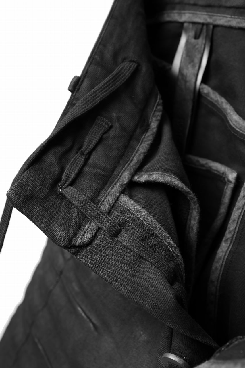 画像をギャラリービューアに読み込む, BORIS BIDJAN SABERI TIGHT FIT PANTS / VINYL COATED & NICKEL PRESSED & BODY MOLDED "P13.TF-F1504K" (BLACK)