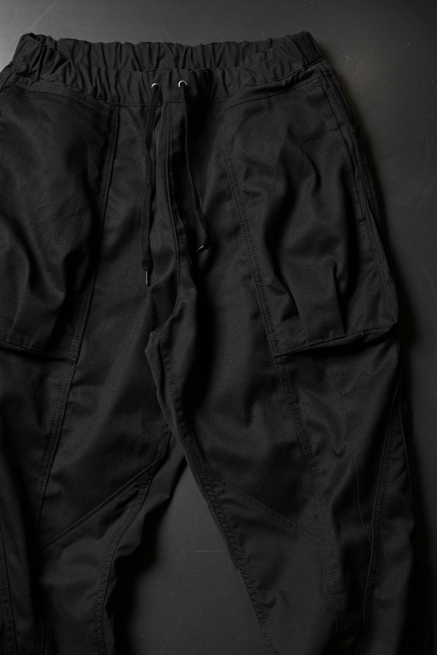 画像をギャラリービューアに読み込む, CHANGES VINTAGE REMAKE CUFF EASY TROUSERS / Dickies FABRIC (MULTI BLACK #C)