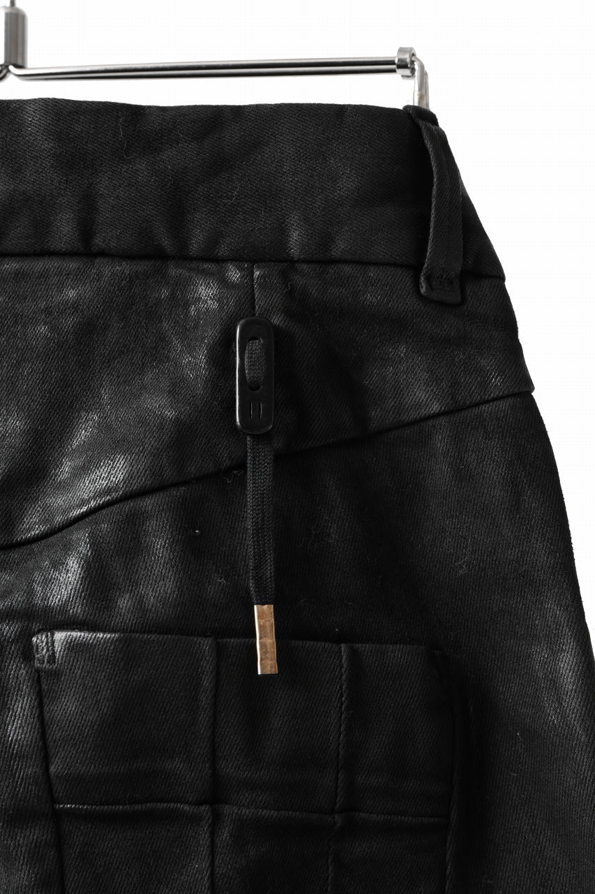 画像をギャラリービューアに読み込む, BORIS BIDJAN SABERI TIGHT FIT PANTS / VINYL COATED & NICKEL PRESSED & BODY MOLDED "P13.TF-F1504K" (BLACK)