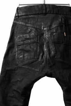 画像をギャラリービューアに読み込む, BORIS BIDJAN SABERI TIGHT FIT PANTS / VINYL COATED & NICKEL PRESSED & BODY MOLDED "P13.TF-F1504K" (BLACK)