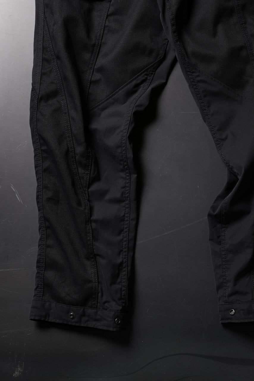 画像をギャラリービューアに読み込む, CHANGES VINTAGE REMAKE CUFF EASY TROUSERS / Dickies FABRIC (MULTI BLACK #C)