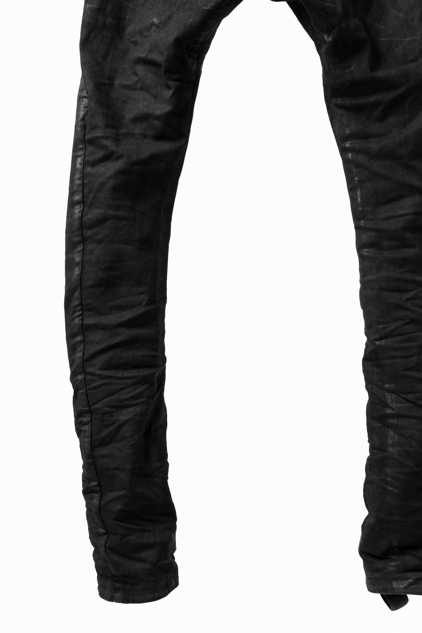 画像をギャラリービューアに読み込む, BORIS BIDJAN SABERI TIGHT FIT PANTS / VINYL COATED & NICKEL PRESSED & BODY MOLDED "P13.TF-F1504K" (BLACK)