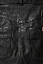 画像をギャラリービューアに読み込む, BORIS BIDJAN SABERI TIGHT FIT PANTS / VINYL COATED & NICKEL PRESSED & BODY MOLDED "P13.TF-F1504K" (BLACK)