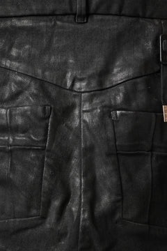 画像をギャラリービューアに読み込む, BORIS BIDJAN SABERI TIGHT FIT PANTS / VINYL COATED &amp; NICKEL PRESSED &amp; BODY MOLDED &quot;P13.TF-F1504K&quot; (BLACK)