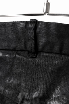 画像をギャラリービューアに読み込む, BORIS BIDJAN SABERI TIGHT FIT PANTS / VINYL COATED & NICKEL PRESSED & BODY MOLDED "P13.TF-F1504K" (BLACK)