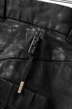 画像をギャラリービューアに読み込む, BORIS BIDJAN SABERI TIGHT FIT PANTS / VINYL COATED & NICKEL PRESSED & BODY MOLDED "P13.TF-F1504K" (BLACK)