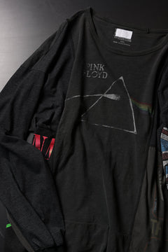 画像をギャラリービューアに読み込む, CHANGES VINTAGE REMAKE MULTI PANEL L/S TEE (BLACK #A)