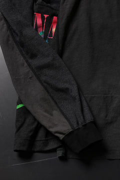 画像をギャラリービューアに読み込む, CHANGES VINTAGE REMAKE MULTI PANEL L/S TEE (BLACK #A)