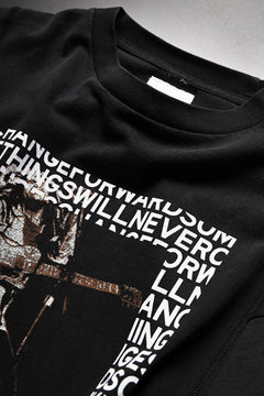 画像をギャラリービューアに読み込む, CHANGES VINTAGE REMAKE MULTI PANEL S/S TEE (BLACK #A)