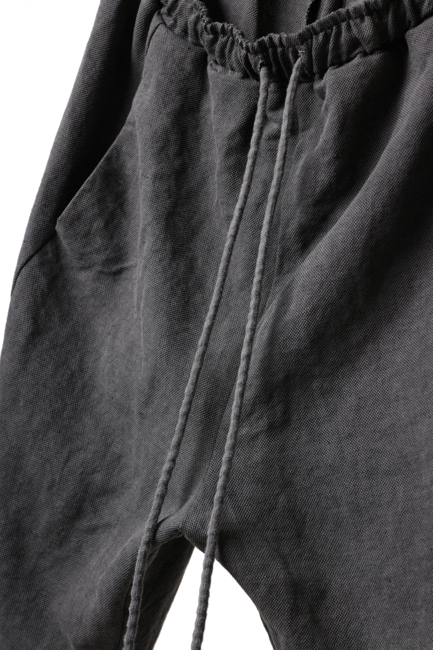 Load image into Gallery viewer, daub EASY WAIST SHORT PANTS / COLD DYED COLI CANVAS (GREY)