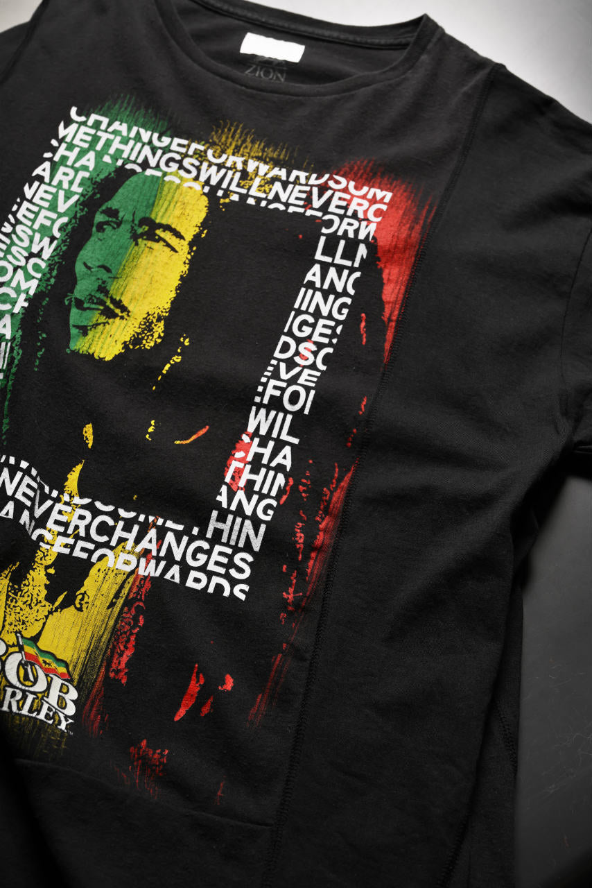 画像をギャラリービューアに読み込む, CHANGES VINTAGE REMAKE MULTI PANEL S/S TEE (BLACK #B)