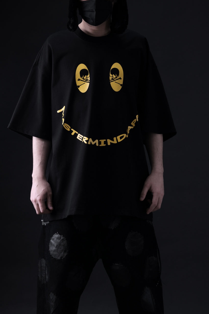 Load image into Gallery viewer, mastermind JAPAN FACE LOGO TEE / BOXY FIT (BLACK)