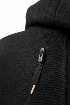 画像をギャラリービューアに読み込む, BORIS BIDJAN SABERI HOODY PULLOVER / VINYL COATED & NICKEL PRESSED "HOODY2-FTT00008" (BLACK)