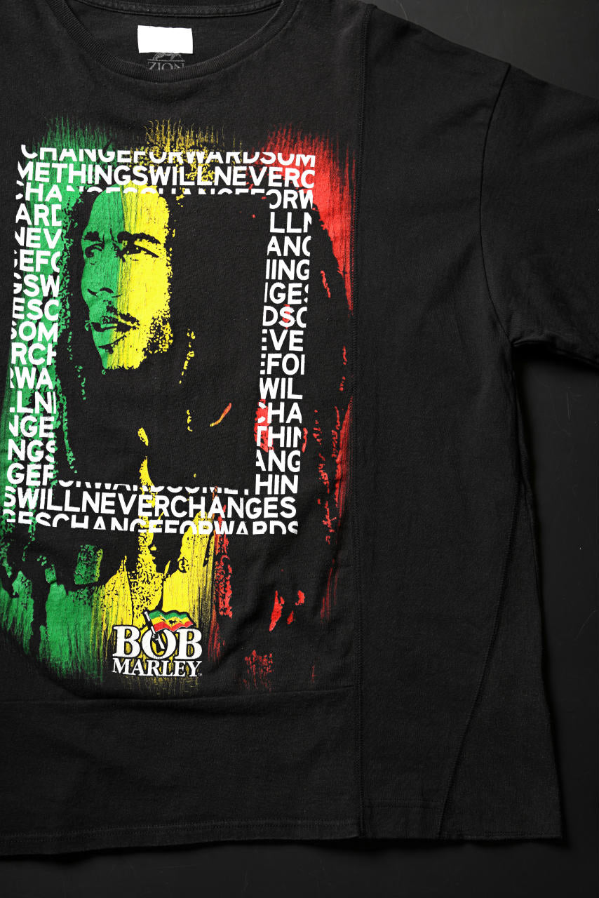 画像をギャラリービューアに読み込む, CHANGES VINTAGE REMAKE MULTI PANEL S/S TEE (BLACK #B)