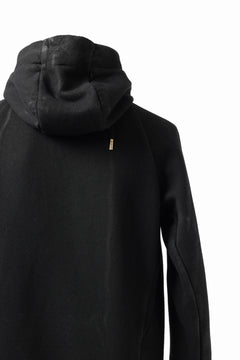 画像をギャラリービューアに読み込む, BORIS BIDJAN SABERI HOODY PULLOVER / VINYL COATED & NICKEL PRESSED "HOODY2-FTT00008" (BLACK)
