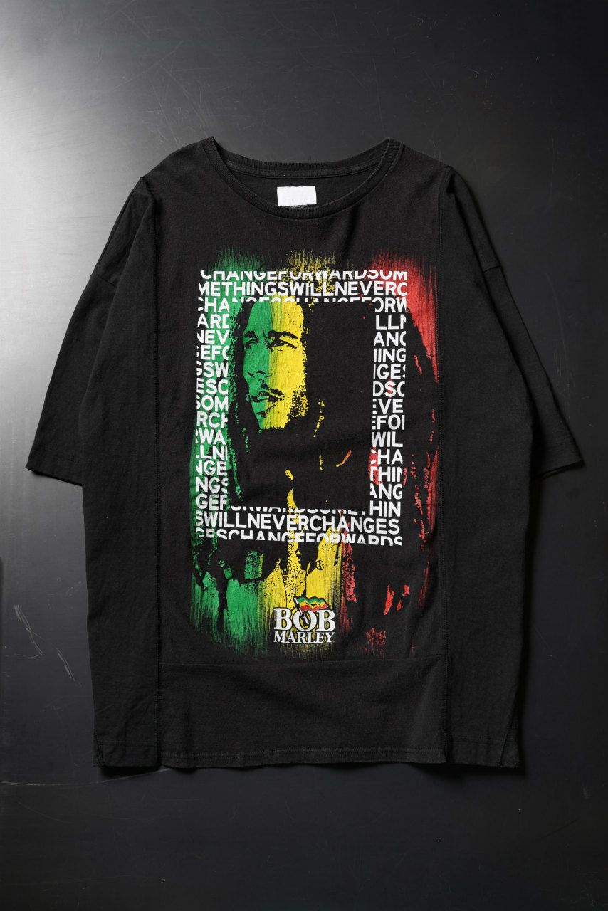 画像をギャラリービューアに読み込む, CHANGES VINTAGE REMAKE MULTI PANEL S/S TEE (BLACK #B)