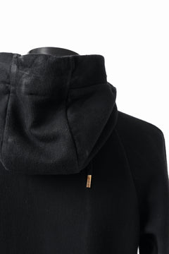 画像をギャラリービューアに読み込む, BORIS BIDJAN SABERI HOODY PULLOVER / VINYL COATED & NICKEL PRESSED "HOODY2-FTT00008" (BLACK)