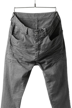 画像をギャラリービューアに読み込む, daub DYEING ERGONOMIC SLIM PANTS / L.TWILL (GREY)