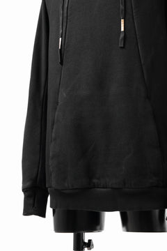 画像をギャラリービューアに読み込む, BORIS BIDJAN SABERI HOODY PULLOVER / VINYL COATED & NICKEL PRESSED "HOODY2-FTT00008" (BLACK)
