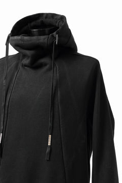 画像をギャラリービューアに読み込む, BORIS BIDJAN SABERI HOODY PULLOVER / VINYL COATED & NICKEL PRESSED "HOODY2-FTT00008" (BLACK)