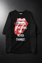 画像をギャラリービューアに読み込む, CHANGES VINTAGE REMAKE MULTI PANEL S/S TEE (BLACK #D)