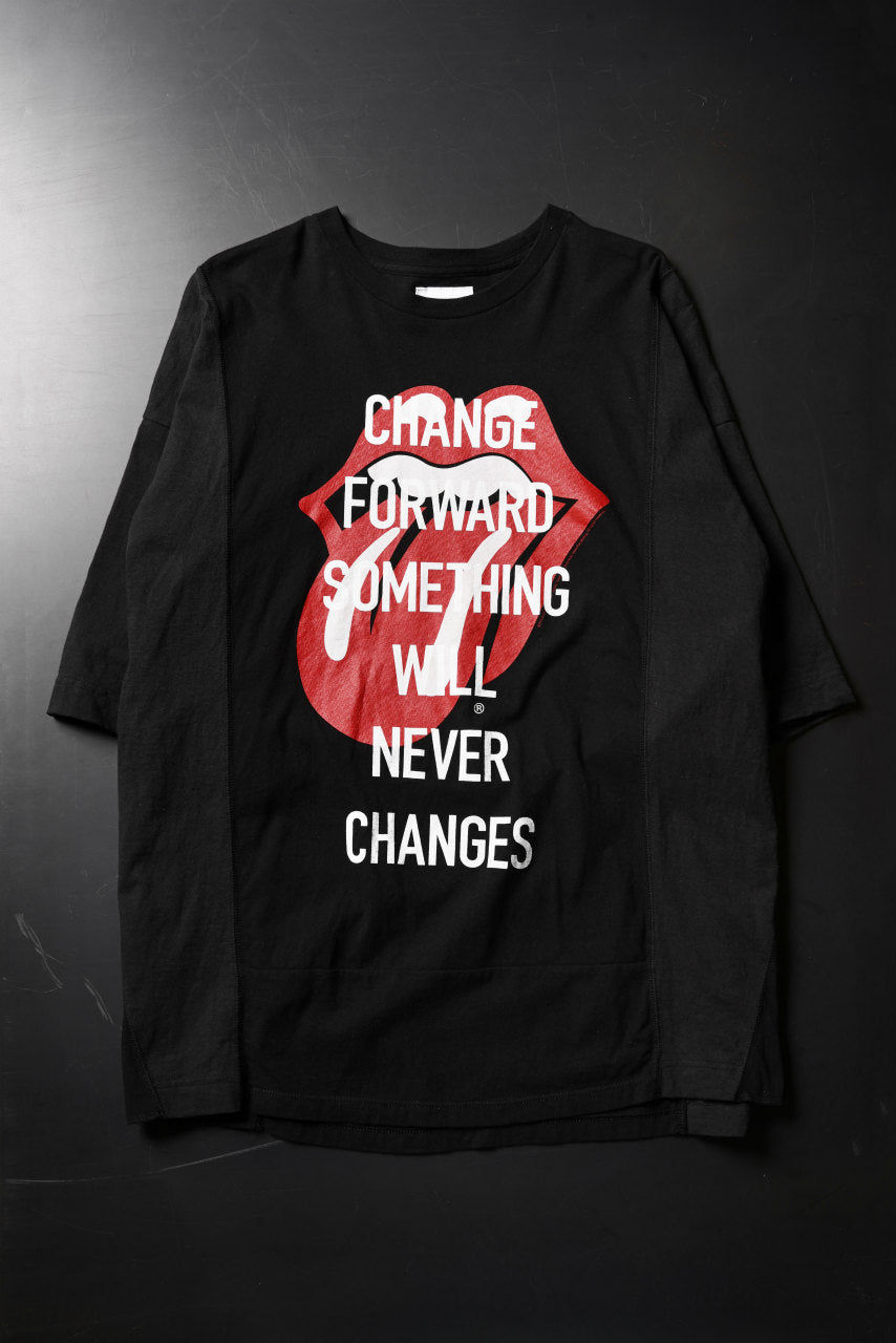 画像をギャラリービューアに読み込む, CHANGES VINTAGE REMAKE MULTI PANEL S/S TEE (BLACK #D)