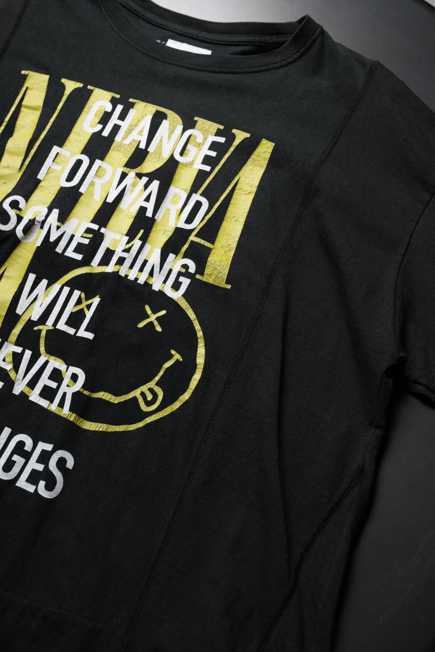 画像をギャラリービューアに読み込む, CHANGES VINTAGE REMAKE MULTI PANEL S/S TEE (BLACK #E)