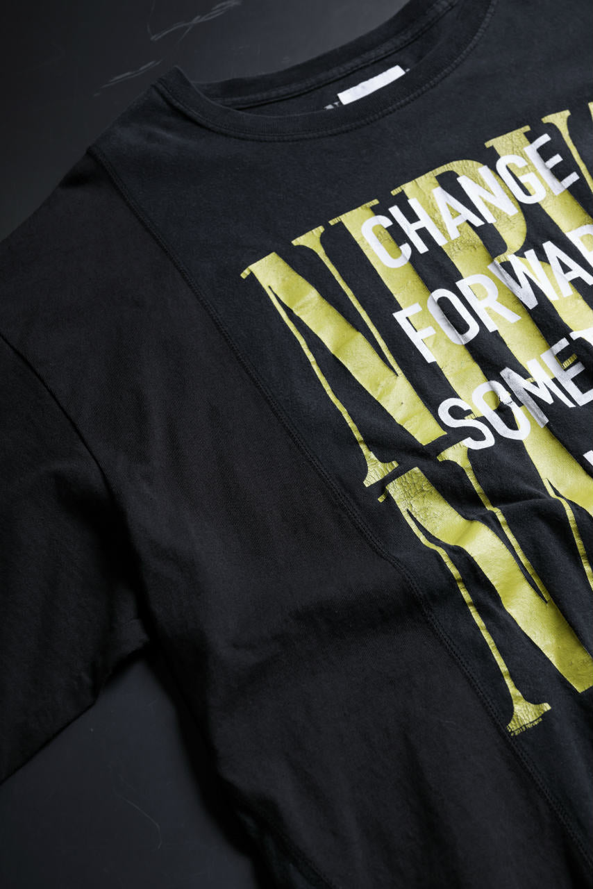画像をギャラリービューアに読み込む, CHANGES VINTAGE REMAKE MULTI PANEL S/S TEE (BLACK #E)