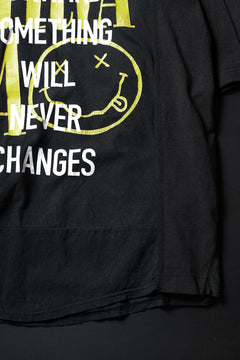 画像をギャラリービューアに読み込む, CHANGES VINTAGE REMAKE MULTI PANEL S/S TEE (BLACK #E)