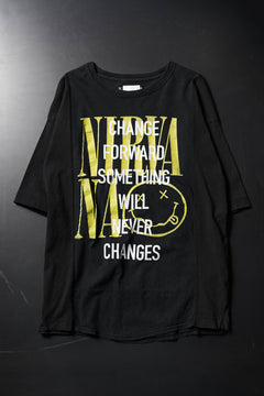 画像をギャラリービューアに読み込む, CHANGES VINTAGE REMAKE MULTI PANEL S/S TEE (BLACK #E)