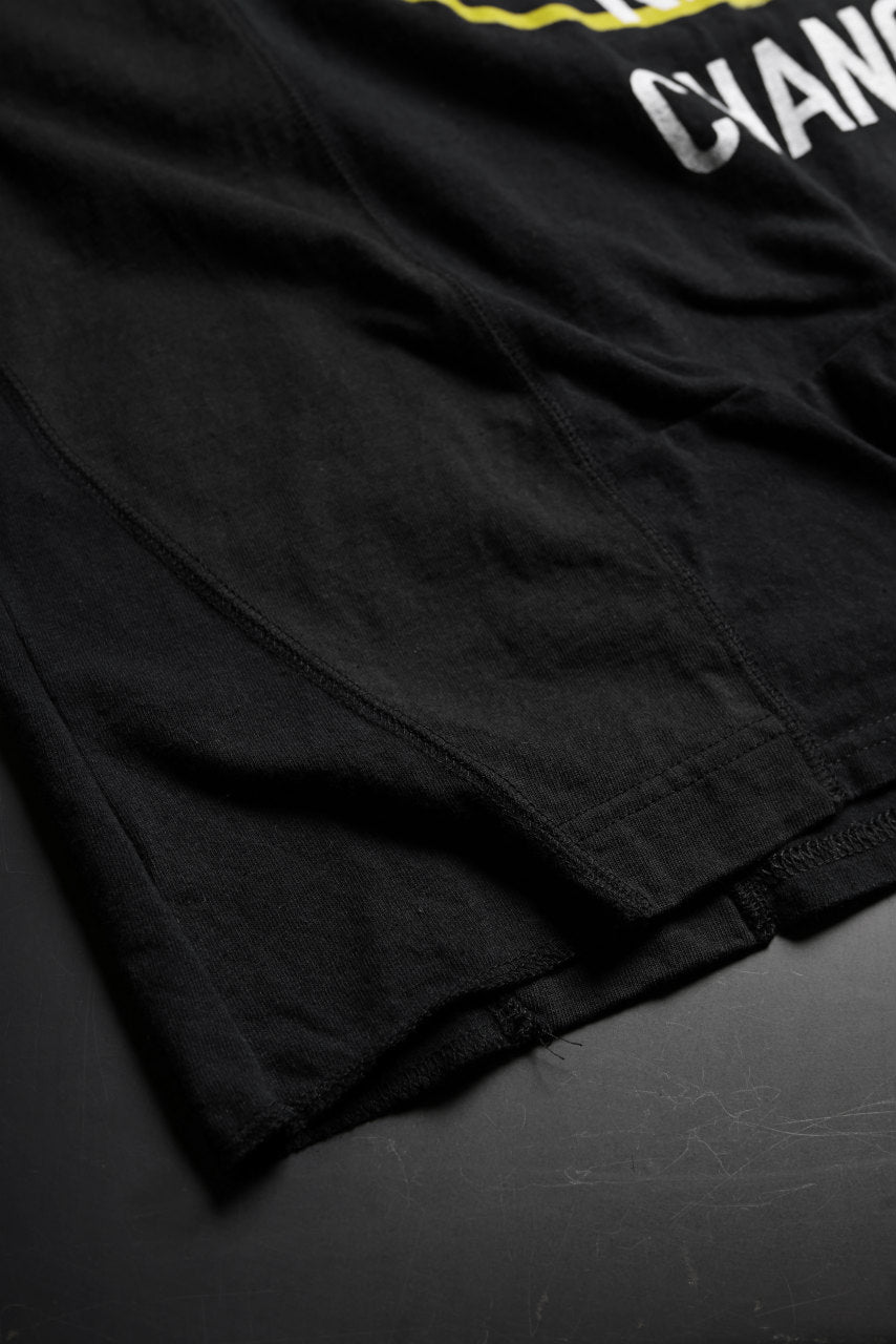 画像をギャラリービューアに読み込む, CHANGES VINTAGE REMAKE MULTI PANEL S/S TEE (BLACK #F)