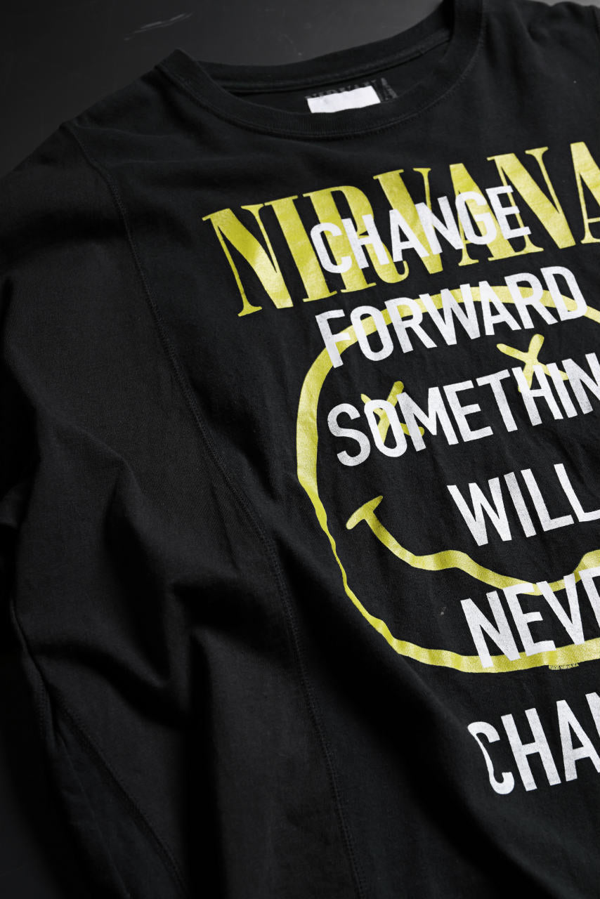 画像をギャラリービューアに読み込む, CHANGES VINTAGE REMAKE MULTI PANEL S/S TEE (BLACK #F)