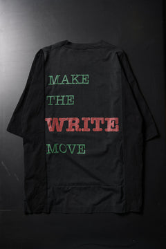 画像をギャラリービューアに読み込む, CHANGES VINTAGE REMAKE MULTI PANEL S/S TEE (BLACK #G)